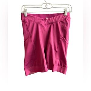 Free People Movement L maroon pink bike shorts
